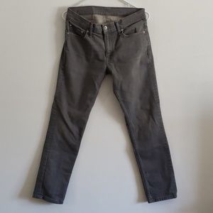Levi's 511 Slim Jeans W30 L30 Gray